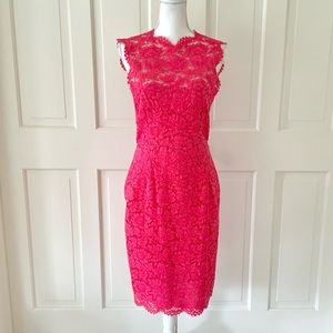Valentino pink lace  dress 42